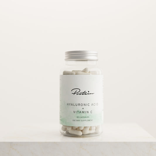 Hyaluronic Acid + Vitamin C, 60 Capsules